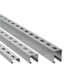 PERFIL METALICO ACERO GALVANIZADO STRUT 41 x 41 x 2 / 3 METROS