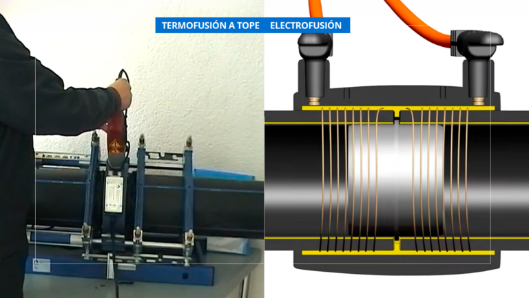 Termofusión a tope vs electrofusión: cómo unir tuberías HDPE